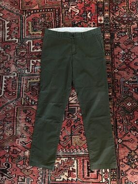 Frank & Oak Olive Chino Pants 34" x 36”